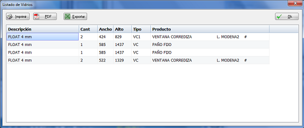 Pedidos de materiales al proveedor