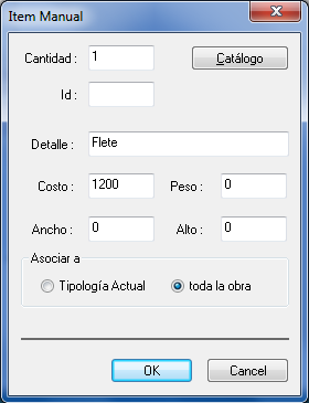 Ítems manuales
